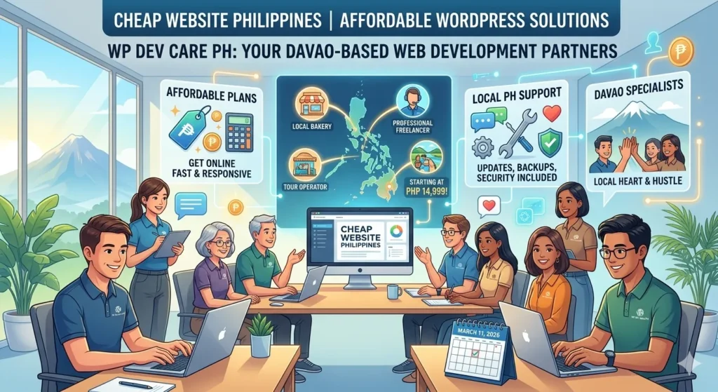 cheap website Philippines - WP Dev Care PH
