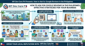 Google reviews Philippines - how to get more reviews for your business - WP Dev Care PH