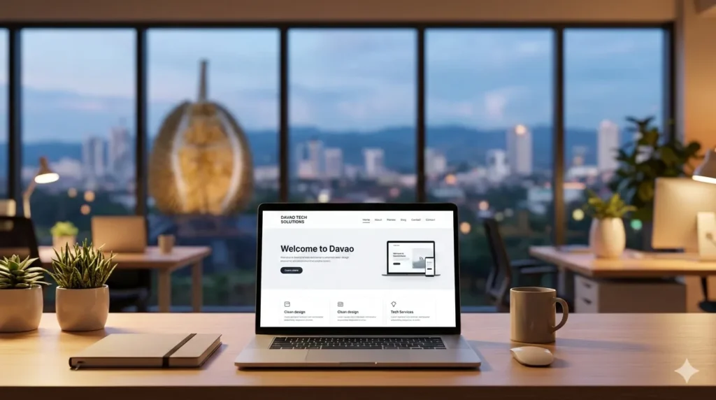 Professional web design davao city services for local businesses 2026